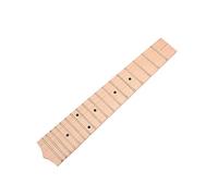 Alnicov Diapasón de ukelele de arce de 24 pulgadas con 18 trastes para piezas de repuesto de ukelele de concierto