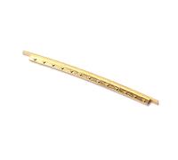 Alnicov Fretwire, 20 piezas de alambre de cobre niquelado de 2,0 mm para guitarra acústica eléctrica, diapasón de 20 trastes, dorado