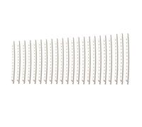 Alnicov Fretwire, 22 piezas de alambre de cobre niquelado de 2,2 mm para guitarra acústica eléctrica, diapasón de 22 trastes, astilla