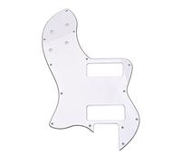 Alnicov Golpeador de guitarra para Telecaster Classic Player Thinline P90 Style Scratch Plate Blanco