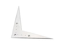 Alnicov Gran 6 cuerdas Flying V-Style Guitar Bridge Tailpiece compatible para Flying V Guitar Parts Accesorios (Plata)