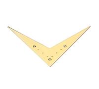 Alnicov Gran 6 cuerdas Flying V-Style Guitar Bridge Tailpiece compatible para Flying V Guitar Parts Accesorios (Oro)