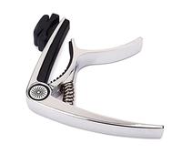 Alnicov Guitarra Capo aleación de zinc con soporte de púa para guitarra eléctrica acústica