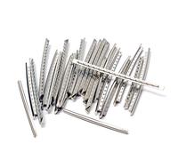 Alnicov Guitarra Fretwire, 24 piezas de cobre niquelado de 2,2 mm para guitarra eléctrica, diapasón de 24 trastes, astilla