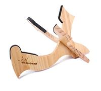Alnicov guitarra portátil de madera de pino soporte plegable soporte de exhibición de guitarra Vertical plegable para guitarra ukelele Banjo