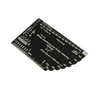 Alnicov Herramienta de configuración de guitarra con escala precisa para medir la altura de la cuerda, la altura de la corona del traste, la altura de la tuerca de la silleta del puente