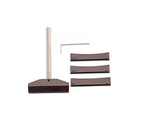 Alnicov Herramienta de reparación de guitarra eléctrica Diapasón de aleación Press Caul con inserciones de prensa Caul Accesorio de instrumento musical - Negro