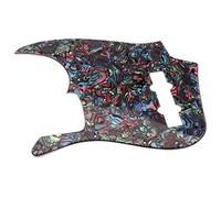 Alnicov JB Pickguard JB Golpeador de bajo eléctrico JB Style Shell Pattern Pickguard Reemplazo