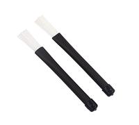 Alnicov - Juego de 1 par de cepillos de tambor retráctiles (32 cm), color negro y blanco