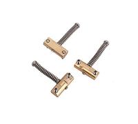 Alnicov Juego de sillines de latón compensados para guitarra (3 piezas) - Sillín de puente estilo barril de 10,8 mm para guitarra eléctrica Telecaster Tele Style