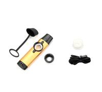 Alnicov Kazoos de metal Kazoos de boca portátiles con diafragma de flauta de 5 piezas, tono ajustable para guitarra, ukelele, violín, piano