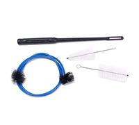 Alnicov - Kit de 4 piezas de limpieza para el mantenimiento de trompetas y cornetas, cepillo de boquilla, cepillo para las válvulas, cepillo flexible con varilla de limpieza