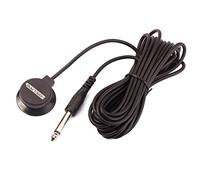 Alnicov Mini transductor de micrófono de contacto de pickup piezoeléctrico con enchufe de salida 1/4 y cable de 3 metros para guitarra acústica violín banjo mandolina