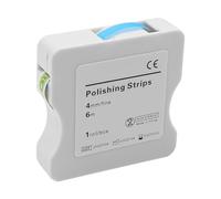 Alnicov Papel de Lija Dental Tiras de Pulido Dental 4 mm de Ancho 6 m/Rollos/Caja, Papel de Lija Dental Herramientas de Lijado interdental para pulir los Dientes