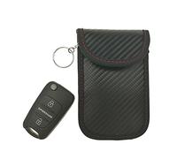 Alnicov Paquete de 2 bolsas para llaves de coche, bolsa antirrobo, bolsa con gancho para asegurar, bolsa de bloqueo de señal de llave RFID (M)