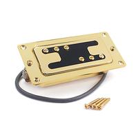 Alnicov Pastilla de cuello doble bobina de guitarra sellada Humbucker Pickup para guitarras eléctricas LP con tornillos de montaje dorado
