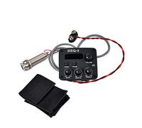 Alnicov Pastilla de guitarra Modo de sintonización manual automática EQ Tuner Preamplificador de guitarra Ecualizador