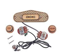 Alnicov Pastilla Humbucker de 3 cuerdas con volumen y tono, no requiere soldadura