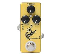 Alnicov-Pedal Overdrive con efecto de guitarra, ganancia de agudos, carcasa totalmente de Metal, True Bypass
