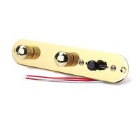 Alnicov Perillas de interruptor de arnés de placa de control precableadas cargadas con cable de 3 vías para piezas de guitarra TL Tele Telecaster