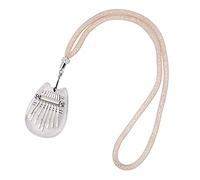 Alnicov Piano Kalimba de 8 teclas, piano de dedo acrílico Super MiNi con cordón adecuado para principiantes en cumpleaños Navidad y fiesta (forma de orejas de gato)