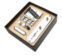 Alnicov Placa De Puente De Silla De Montar De 6 Cuerdas, Placa De Control De Interruptor De 3 Vías, Juego De Pastillas De Mástil Para Piezas De Repuesto De Guitarras Eléctricas Telecaster