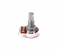 Alnicov Potenciómetros de guitarra mini Pot A500K Control de sonido de volumen de tono con eje dividido largo para bajo eléctrico