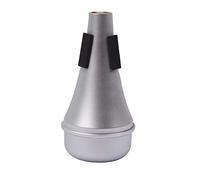 Alnicov Professional Trumpet Straight Practice Cup Silenciador ligero Musical, cromado