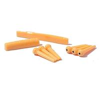 Alnicov Puente de plástico para guitarra acústica y tuerca para piezas de repuesto de guitarra acústica