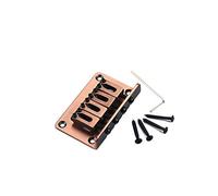 Alnicov Puente de ukelele de 4 cuerdas para caja de cigarros Guitarra Ukelele rojo Cooper Guitarra Piezas y Accesorios