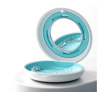 Alnicov Retainer Box Aligner Case con Mirror Aligner Herramienta de extracción Cepillo de Limpieza para Almacenamiento de Brackets Invisalign