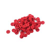 Alnicov Riel frontal de fieltro de piano de 12,5 MM, perforaciones reguladoras, arandelas de equilibrio de teclado rojo, piezas de reparación, paquete de 90