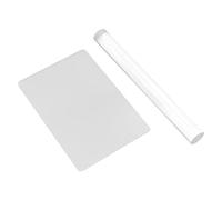 Alnicov Rodillos de Arcilla acrílica con lámina acrílica, Tablero acrílico y Rodillo para modelar Arcilla DIY