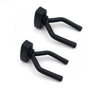 Alnicov Soporte de pared para guitarra, soporte de pared para guitarra, 2 unidades de ganchos para guitarra, bajo, violín, ukelele