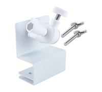 Alnicov Soporte Universal para cámara de canalón, para Exteriores, Resistente a la Intemperie, Giratorio e inclinable 360°, con adaptadores de Tornillo universales.