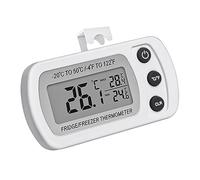 Alnicov Termómetro de Nevera Impermeable, termómetro Digital para congelador, Pantalla LCD Grande para Cocina, hogar, restaurantes