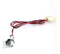 Alnicov - Transductor piezoeléctrico, amplificador de pastilla de metal para instrumentos acústicos, guitarras acústicas, mandolina, ukelele