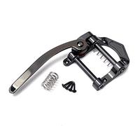 Alnicov Unidad de trémolo para guitarra, puente vibratorio, trémolo para guitarras eléctricas, SG, LP, ETC, color negro