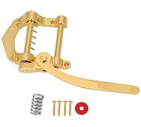 Alnicov Unidad de tremolo para guitarra Vibrato Bridge,Vibrato Tailpiece Tremolo para Tele,SG,LP,ETC Guitarras eléctricas Oro