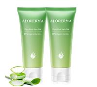 Aloderma 99% gel de aloe vera orgnico para la cara hecha dentro de las 12 horas posteriores a la cosecha hidratando el gel de aloe vera puro de aloe