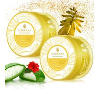 Aloderma Gel de esencia de flores de aloe que desafa la edad con hoja de oro de 24 km hecha dentro de las 12 horas posteriores a la cosecha-lujoso g