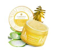 Aloderma Gel de flor de aloe en hoja de oro de 24 quilates desafía la edad hecha dentro de las 12 horas posteriores a la cosecha, lujoso gel de aloe con alantoína y ácido hialurónico para U