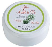 Aloe Canarias 200010 - Crema de aloe vera y árbol del té, anti-acné