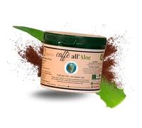 Aloe Center Café con Aloe Arábica 100% - Con extracto de Aloe arborescens, 150 g para unas 45 tazas - Café natural para cafetera moka clásica, calidad prémium