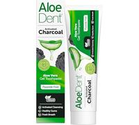 Aloe Dent - Activated Charcoal Gel Toothpaste - Fluoruro Free - Activated Cleansing, Supports Healthy Gums & Freshens Breath - Vegano, Cruelty & SLS Free - 100ml - 3 Pack