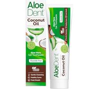 Aloe Dent - Coconut Oil Gel Toothpaste - Fluorde Free - Gentle Cleansing, Supports Healthy Gums & Freshens Breath - Vegano, Cruelty & SLS Free - 100 ml - 3 Pack