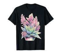 Aloe House Plant Lover Bloomcore Floral Art Dreamy Flowers Camiseta