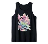 Aloe House Plant Lover Bloomcore Floral Art Dreamy Flowers Camiseta sin Mangas