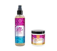 Aloé Locks | Bruma Hidratante para el Cuero Cabelludo 250 ml + Mascarilla Hidratante 250 ml | Calma el Picor y Estimula el Crecimiento | Locks y Peinados Protectores