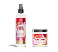 ALOÉ LOCKS | Pack de Hidratación Intensa y Nutrición | Bruma Ultra-Hidratante con Hibisco 250 ml + Crema Maravillosa 250 ml | Locks, Trenzas y Peinados Protectores | Hidratación, Nutrición y Refuerzo